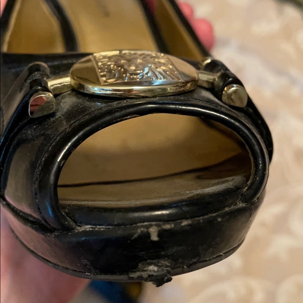 Anne Klein Black Slingbacks - Picture 9 of 12